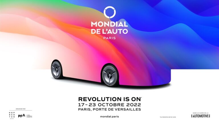 « REVOLUTION IS ON* » Le MONDIAL DE L’AUTO dévoile l’affiche de son édition 2022