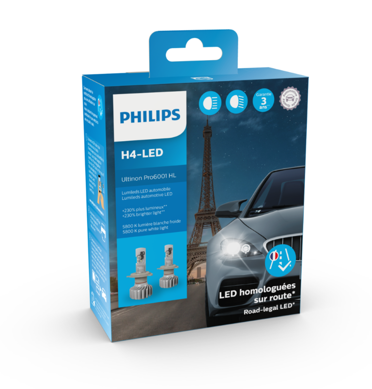 La 1re lampe H4-LED rétrofit homologuée pour l&rsquo;éclairage avant