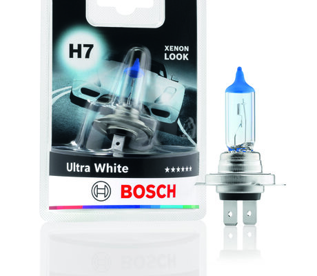 Nouvelle gamme d&rsquo;ampoules halogènes Bosch Ultra White