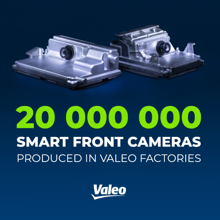 Valeo a produit sa 20 millionième caméra avant dotée de la technologie EyeQ® de Mobileye