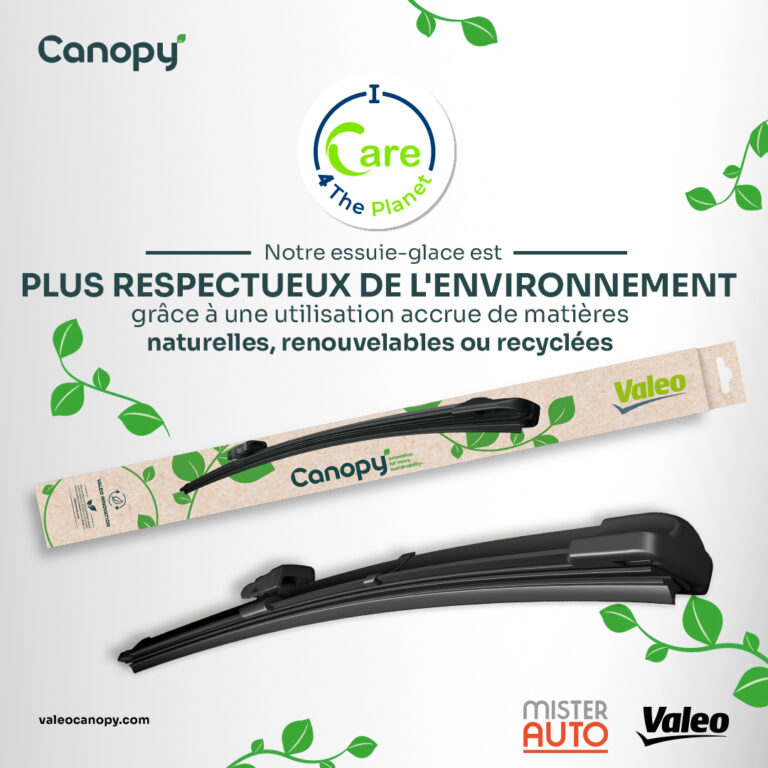 Mister-Auto adopte les balais d’essuie-glace Valeo Canopy