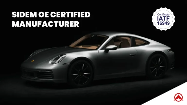 SIDEM renouvelle le certificat IATF 16946 en tant que fabricant OE.