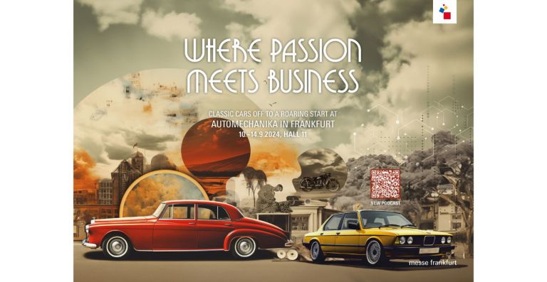 Coup magistral des voitures de collection au salon Automechanika de Francfort