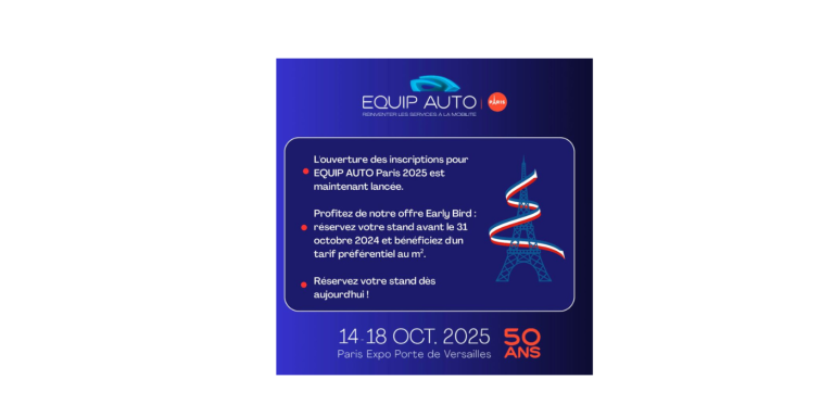 EQUIP AUTO Paris 2025 : un salon engagé et responsable, pour une mobilité durable