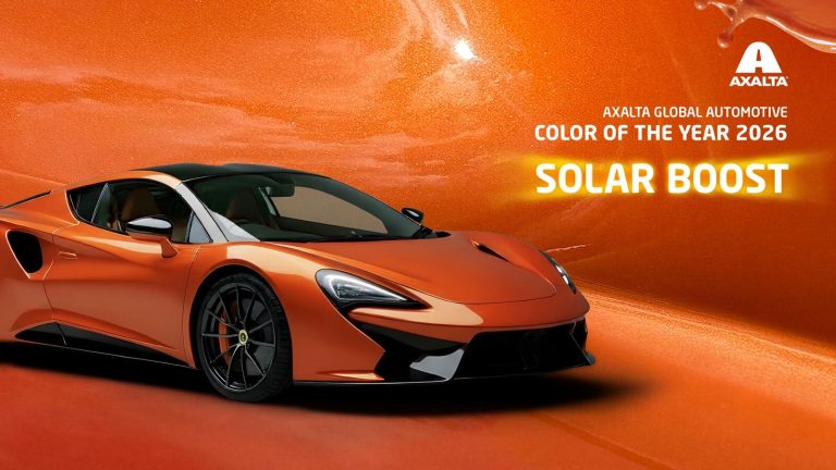 Axalta désigne la teinte Orange ‘Solar Boost’ comme la couleur automobile mondiale de l’année 2026
