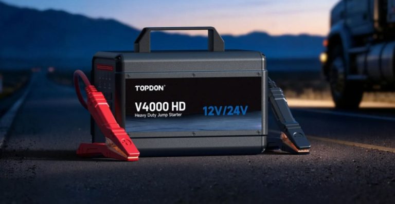 TOPDON lance le V4000 HD : un booster de démarrage couvrant VL et PL