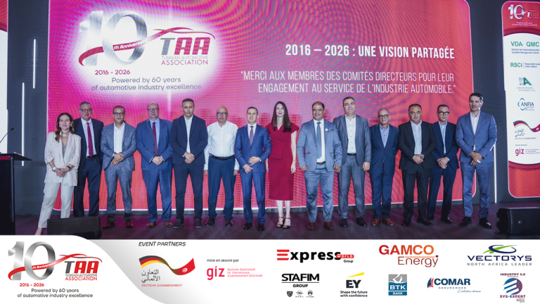 La Tunisian Automotive Association célèbre 60 ans d’héritage industriel et 10 ans d’accélération au service de la mobilité de demain